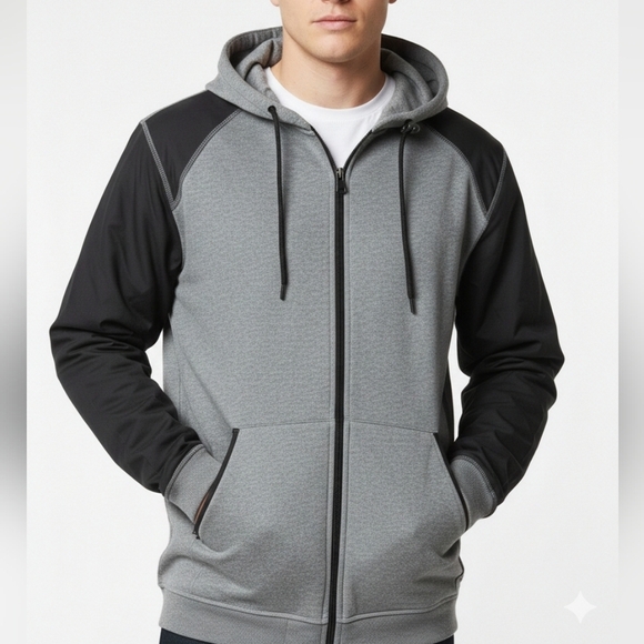 DC Other - DC Gray and Black Hoodie